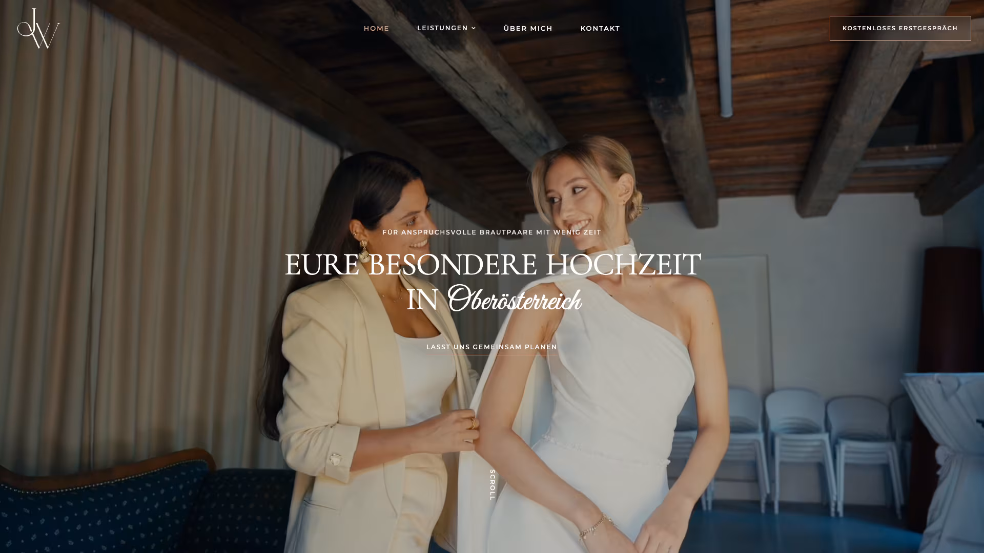 Website-Referenz: Julia Weddings